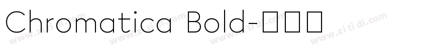 Chromatica Bold字体转换